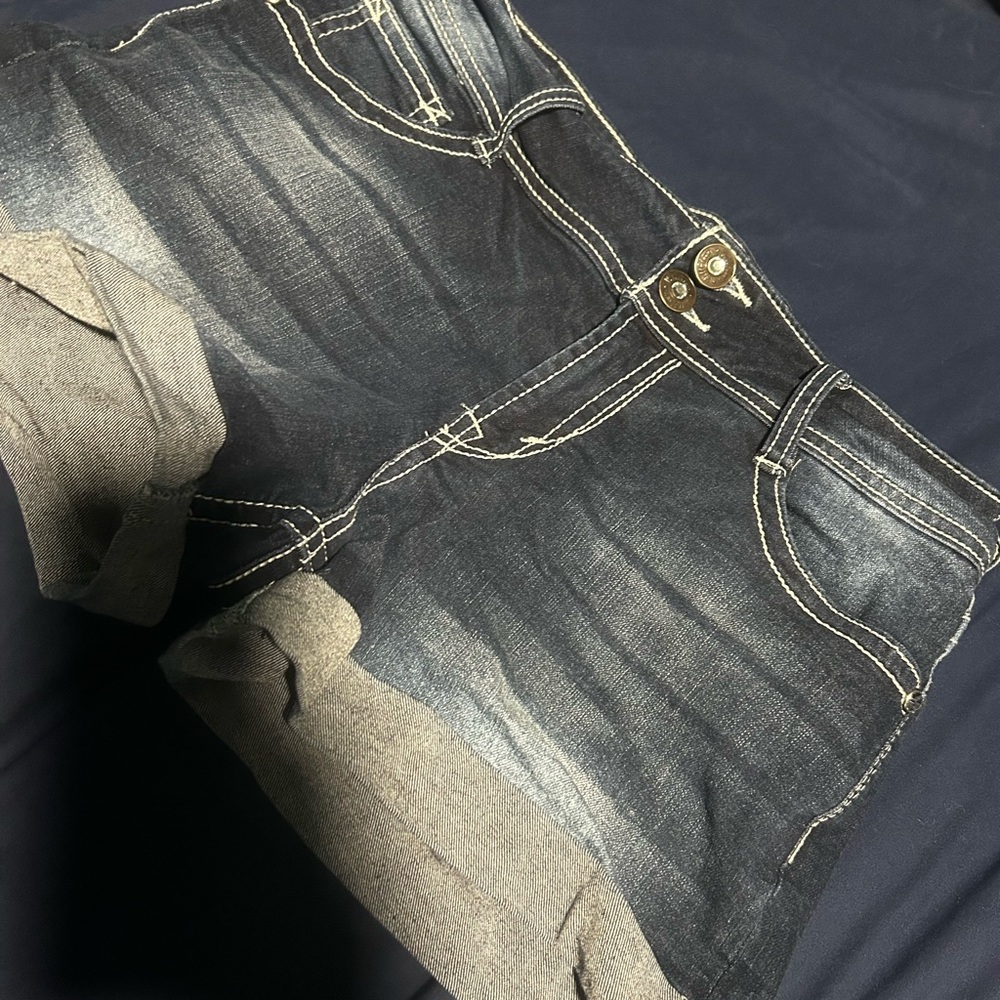 Back Pocket Bedazzled Shorts